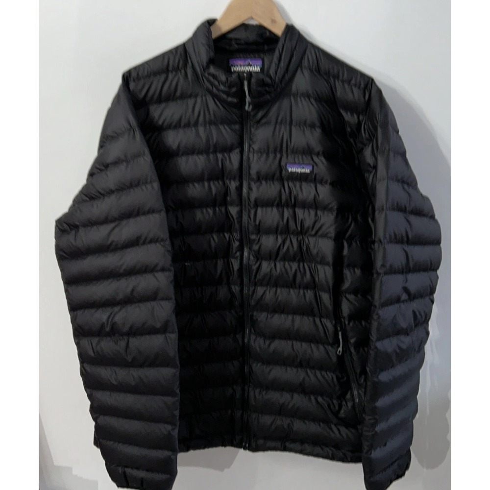 Mens Patagonia Down Sweater Jacket 800 Down Puffer 84674 Sz XL Stow Pocket